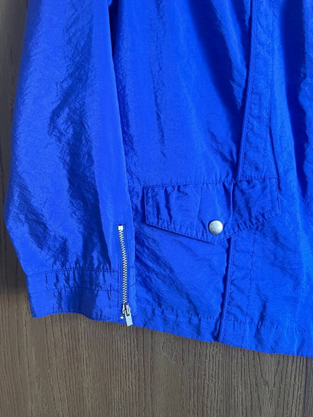 Chico's Zenergy Blue Lightweight Zip-Up Jacket - Picture 4 of 7